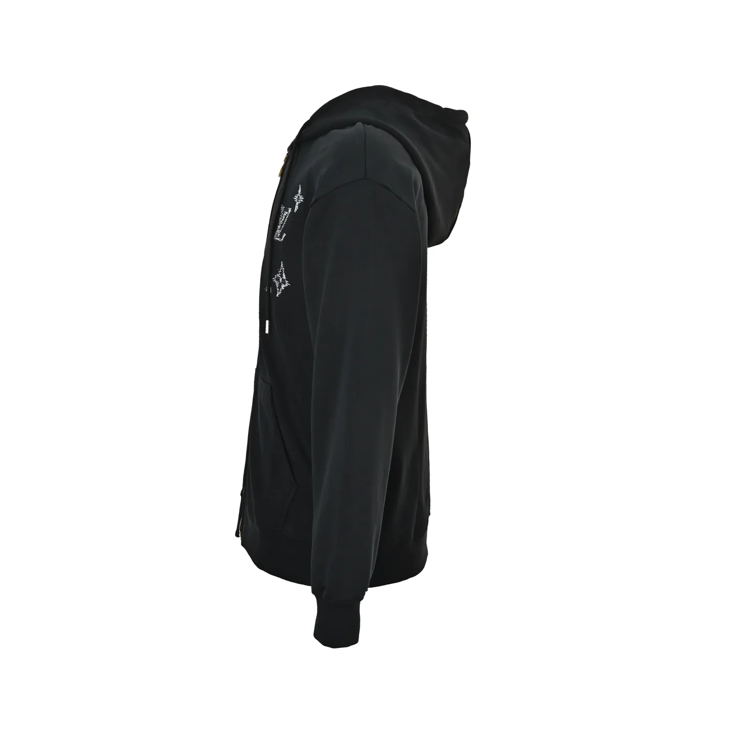 Louis Vuitton/Louis Vuitton sketch old flower embroidered zipper hooded jacket